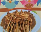 Foto langkah ke 6 dari resep Sate Ayam Bumbu Kacang.