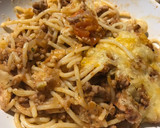 Foto del paso 4 de la receta: Spaghetti, con salsa de carne insuperable y costra cuatro quesos