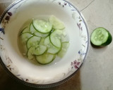 A picture of step 1 of Pickled cucumber.