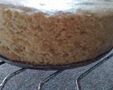 A picture of step 1 of Chess board cake.