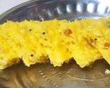 A picture of step 3 of Sweet Corn Dhokla.