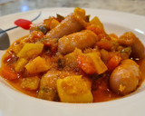 Foto del paso 6 de la receta: Salchichas frescas guisadas con verduras