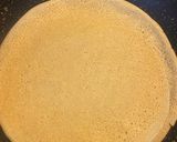 Une image de l'étape 2 de Crêpes salées à la farine d’épeautre au jambon/béchamel.