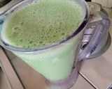 Gambar langkah 1 resipi Bingka pandan.