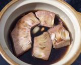 Hình bước làm 3 của món Mít Non Kho Rau Răm Chay