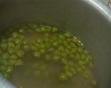 A picture of step 1 of Green chana masala.