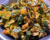 भेंडीची भाजी (bhendi chi bhaji recipe in marathi) रेसिपी स्टेप 10 फोटो 