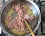Foto del paso 2 de la receta: Espagueti con salsa blanca y pollo