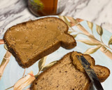 A picture of step 3 of PB & Banana Toast.