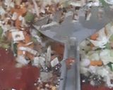 A picture of step 1 of Vegetable fried rice.