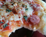 Foto langkah ke 10 dari resep Pizza mini no telur,no susu,pakai terigu murah tapi empuk😍😍.