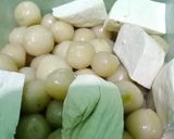 Foto langkah ke 1 dari resep Cilok kuah sambal goang🌶.