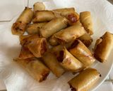 A picture of step 7 of Chicken Lumpia.