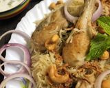 A picture of step 5 of Chicken Yakhni Pulao.