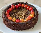 Banana and dates chocolate cake recipe step 4 photo
