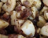 A picture of step 5 of Potato chaat.