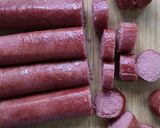 Gambar langkah 1 resipi Sandwich Sausage.