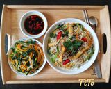 Hình bước làm 4 của món Bún gạo xào chay