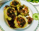 Hình bước làm 8 của món Mướp đắng nhồi tôm thịt