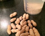 A picture of step 1 of Qinoa & peanuts breakfast porridge (Vegetarian).