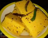 A picture of step 3 of Dhokla.