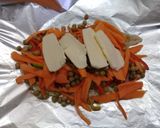 Foto del paso 6 de la receta: Pescado al horno con verduras 🐟👨🏽‍🍳 | Fácil y Saludable | Paso a paso 💥☀️