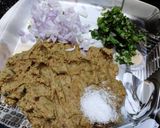 A picture of step 2 of Shami kebab of ridge gourd peel.
