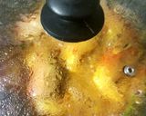 A picture of step 4 of Chingri Macher Malai Curry and doodh pulao.