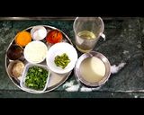 A picture of step 1 of Khandvi.