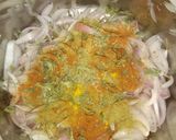 A picture of step 1 of Onion pakora.