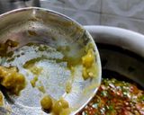 A picture of step 4 of Veg pulao.