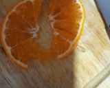 A picture of step 1 of Candied orange slices.
