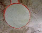 A picture of step 4 of Gireba(traditional cookies).