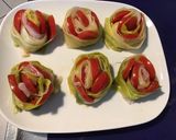 Une image de l'étape 5 de Nids de poireaux aux tomates et mozzarella di buffala.
