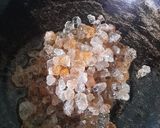A picture of step 2 of Gond Jaggery Laddu.