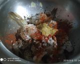 A picture of step 1 of Panko fried prawn butterfly.
