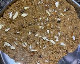 A picture of step 6 of Malai burfi.