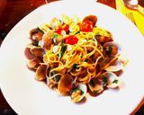 A picture of step 3 of Spaghetti alle Vongole.