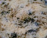 Foto del paso 4 de la receta: Fideos con espinacas y 3 quesos