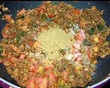 A picture of step 13 of Dhaba style Baingan Masala.