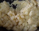 A picture of step 5 of Coconut Khoya Dry Fruit Fudge.