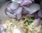 A picture of step 1 of Onion bhajia.