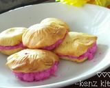 Foto langkah ke 7 dari resep Kue sus fla ungu buah naga.