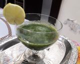 A picture of step 3 of Mint lemon juice.
