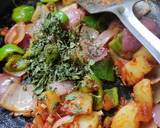 Kadhai Aloo recipe step 4 photo