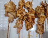 A picture of step 3 of Chicken Suya.
