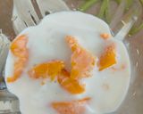 A picture of step 1 of Mango Shake 🥭🥭.