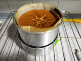 Torta manjar durazno nuez