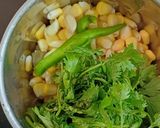 A picture of step 1 of Corn poha cutlet.