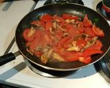 A picture of step 2 of Eggs & tomatoes.